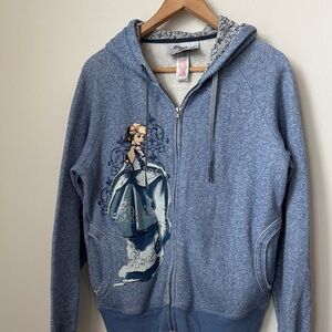 Disney Designer Fairytale Cinderella Hooded Sweatshirt Size M